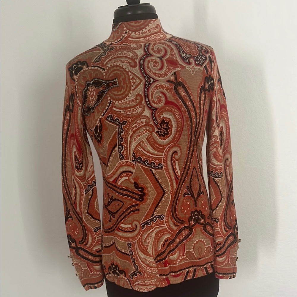 Chico’s Paisley Long Sleeve Top
